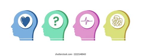 Human Mind Illustration Vector Mental Psychological Stock Vector