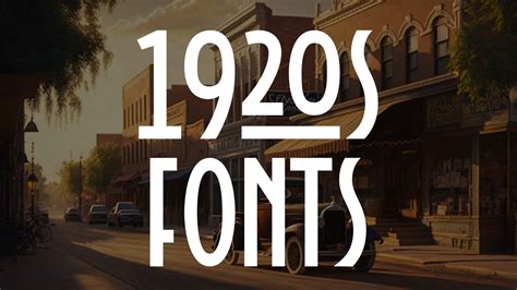1920s Font Hipfonts