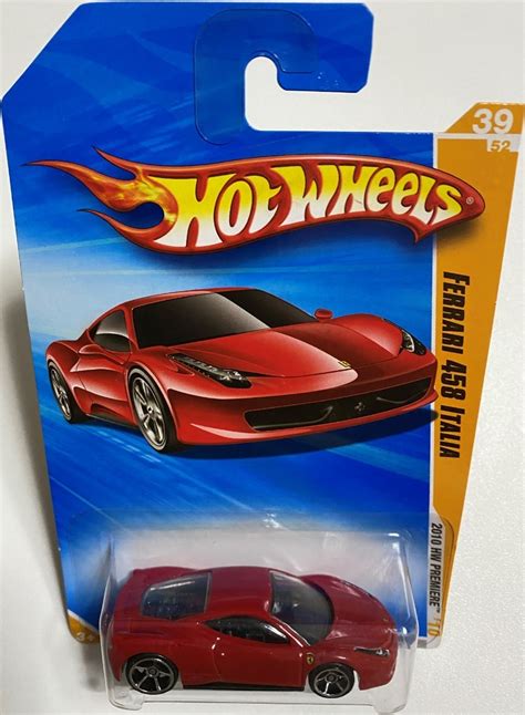 Hot Wheels Ferrari 458 Italia 2010 Hw Premiere Frete Grátis