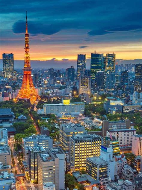 Tokyo Skyline - Bing Wallpaper Download