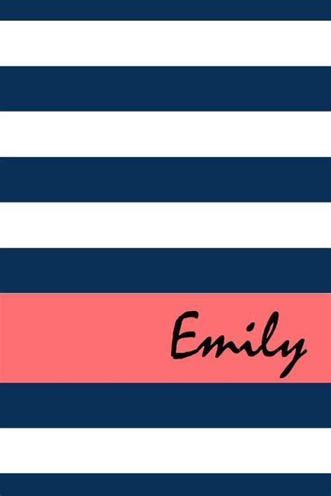 Personalized Emily Name Wallpaper Emily Name Wall Art Redbubble Joy