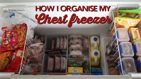 How I Organise My Chest Freezer A Thousand Words Youtube Chest