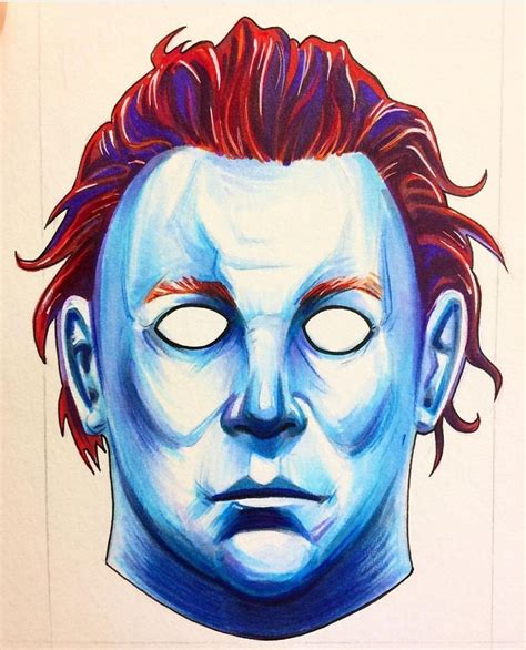 Michael Myers Drawing Mask Jordon Venegas