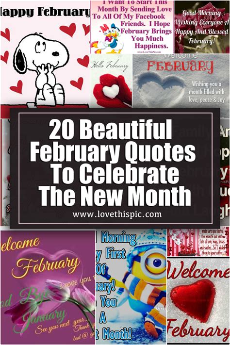 20 Beautiful February Quotes To Celebrate The New Month February