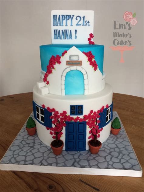 Mamma Mia Theme Cake Themed Cakes Cake Cake Creations