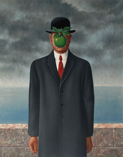 Büsten Skulpturen Artsinhistory Magritte The Son Of Man Figur Foerniturno