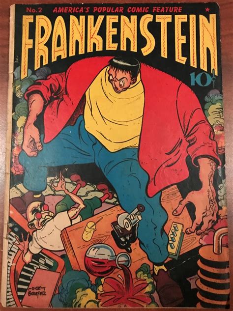 Gac Featured Golden Age Cover Frankenstein 2 1945 The Golden Age Of Comic Books