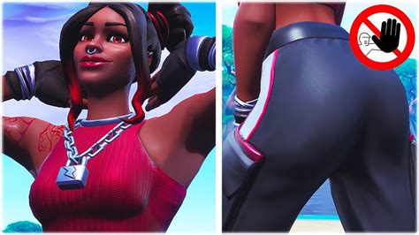New Thicc Luxe Skin Tier 100 Showcased With Dance Emotes Fortnite Season 8 Youtube