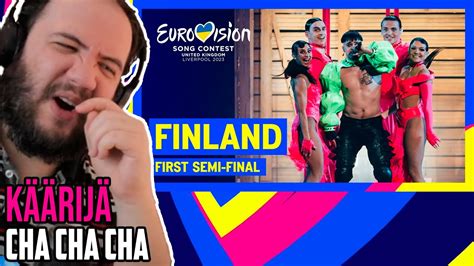 Käärijä Cha Cha Cha Live Reaction Eurovision 2023 Semi Final 1