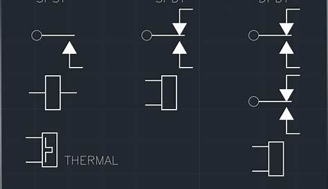 electrical relay symbol on schematics
