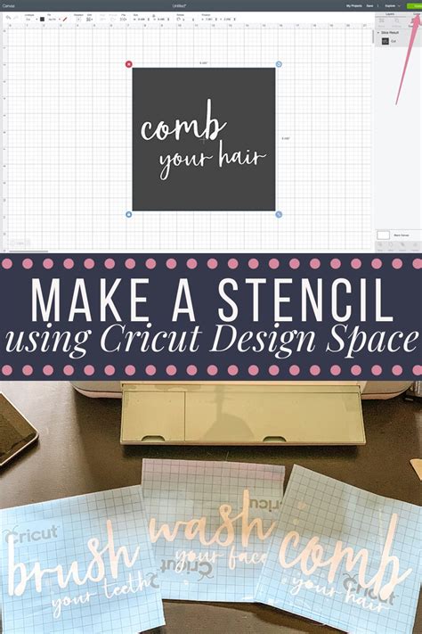 Making Your Own Stencils Using Your Cricut Cricut Stencils Make Your