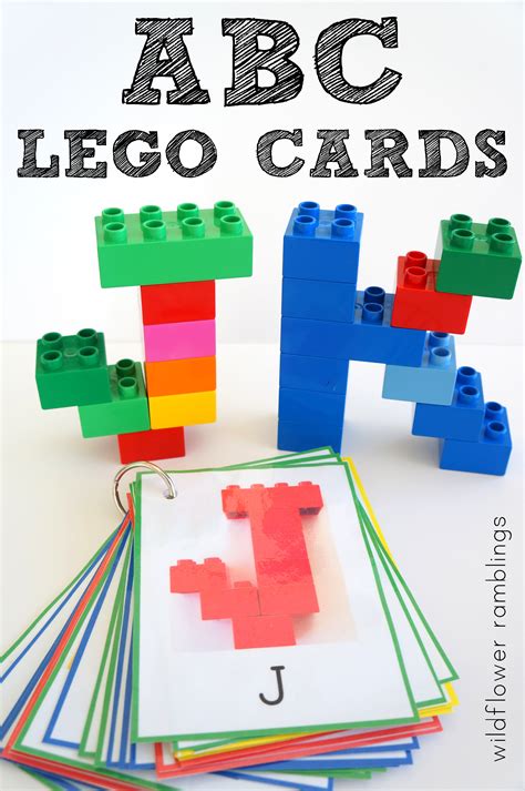 Are you looking for certificate template files for designing? Alphabet Lego Cards: Uppercase {free printable!} - Wildflower Ramblings