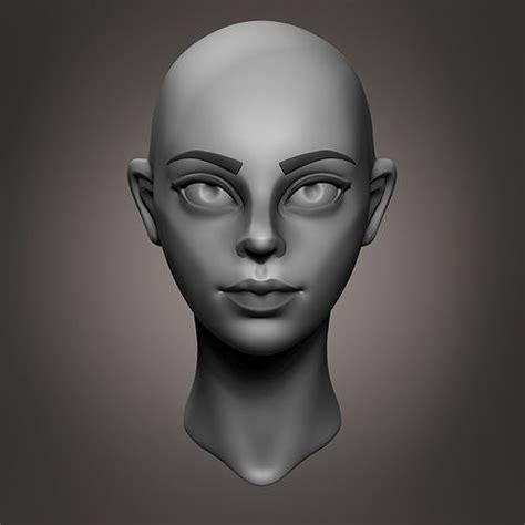 Free Stylized Head Free 3d Model Cgtrader