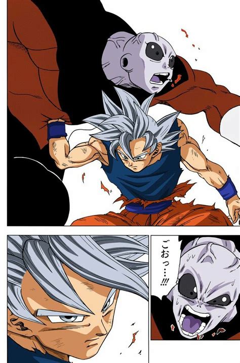 Goku Vs Jiren Manga Colorised Dragon Ball Super Manga Dragon Ball