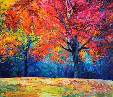Autumn Landscape Stock Illustration Illustration Of Country 53425452