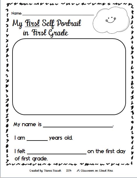 First Days In First Grade Activities For The First Week Of School