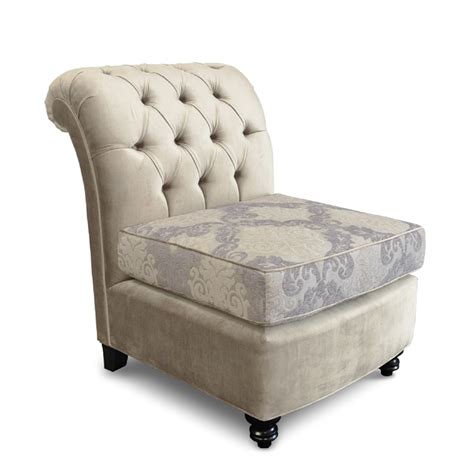 About 18% of these are dining chairs, 6 a wide variety of hotel armless chair options are available to you, such as general use, material, and. Orleans Armless Chair - Silver Tufted Damask ...