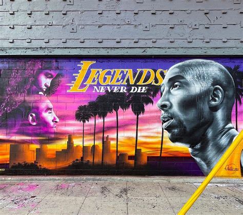 Kobe Bryant Murals In South Los Angeles
