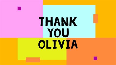 Olivia Farewell Youtube