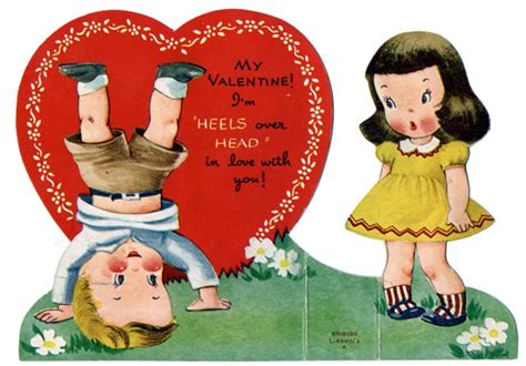 Free Vintage Kids Valentine Cards Vintage Holiday Crafts