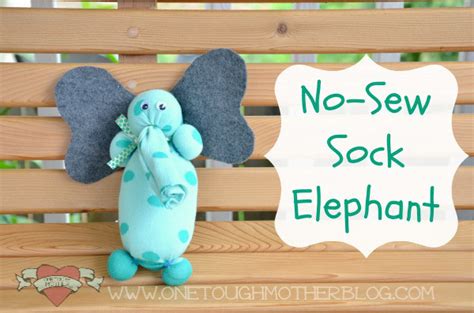 Diy No Sew Sock Elephant Sweet Tea And Saving Grace