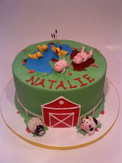 Barnyard Birthday Cake