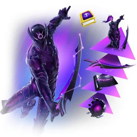 Galaxy Knight Axion Sentinel Fortnite Level Up Skin Quest Pack Leaked