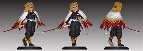 Kyojuro Rengoku 3d Model 3d Printable Cgtrader