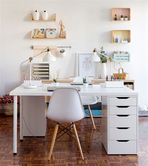 21 White Office Desk Designs Ideas Plans Design Trends Premium