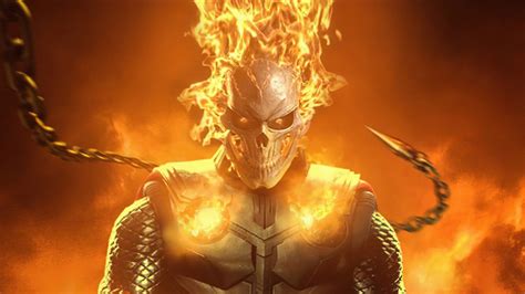 Ghost Rider In Flames 4k Wallpaperhd Superheroes Wallpapers4k