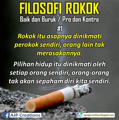 Tenang, jaka juga punya kok, geng! Kata-Kata Bijak Filosofi Rokok | AJP Creations