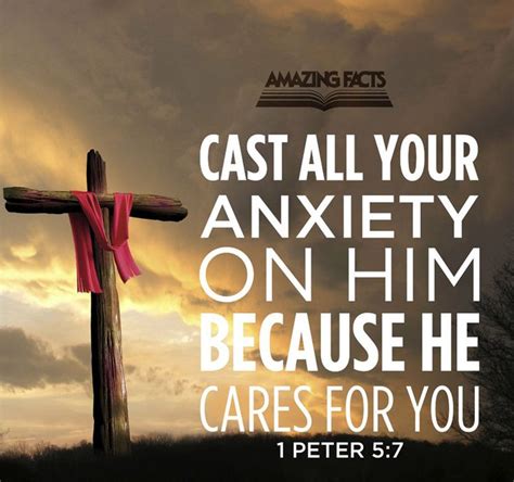 The appeal for trustfulness, 1 peter 5:7 c. Casting all your care upon him; for he careth for you. 1 ...