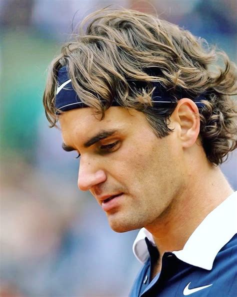 Roger Federer Young Long Hair The Evolution Of Roger Federer S Hair
