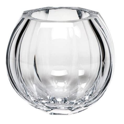 A Globe Shaped Vase Which Is Hand Cut To Highlight The Purity And Shine Of The Crystal This