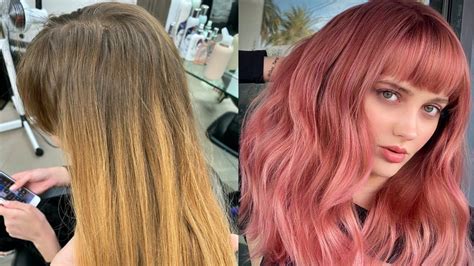 Permanent Rose Gold Hair Color Gold Hair Colors Hair Color Rose Gold