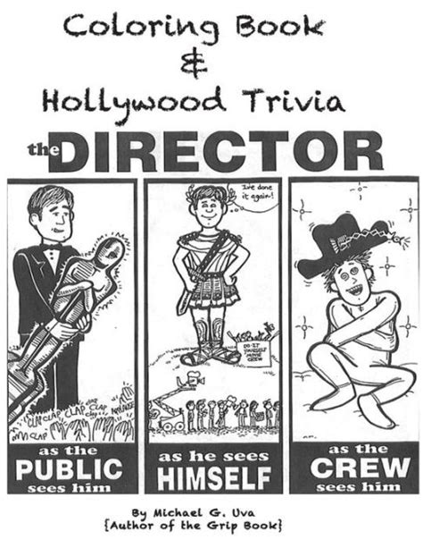 Coloring Book And Hollywood Trivia Hollywood Coloring Book With Trivia