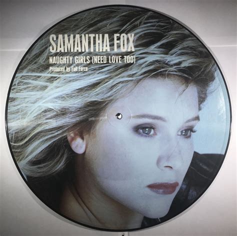 Samantha Fox Naughty Girls Need Love Too 1987 Vinyl Discogs