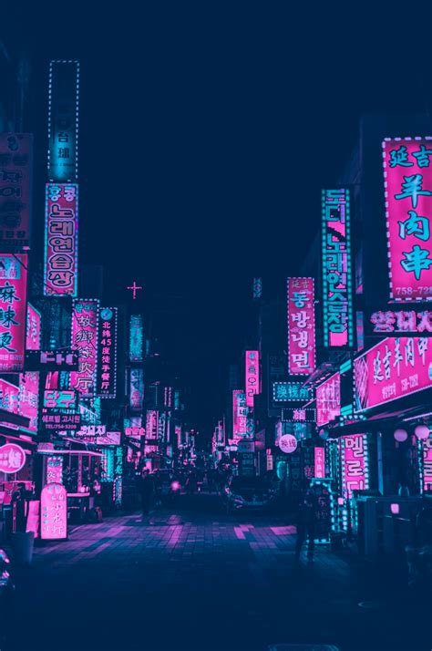 Aesthetic Anime City Wallpaper 2021