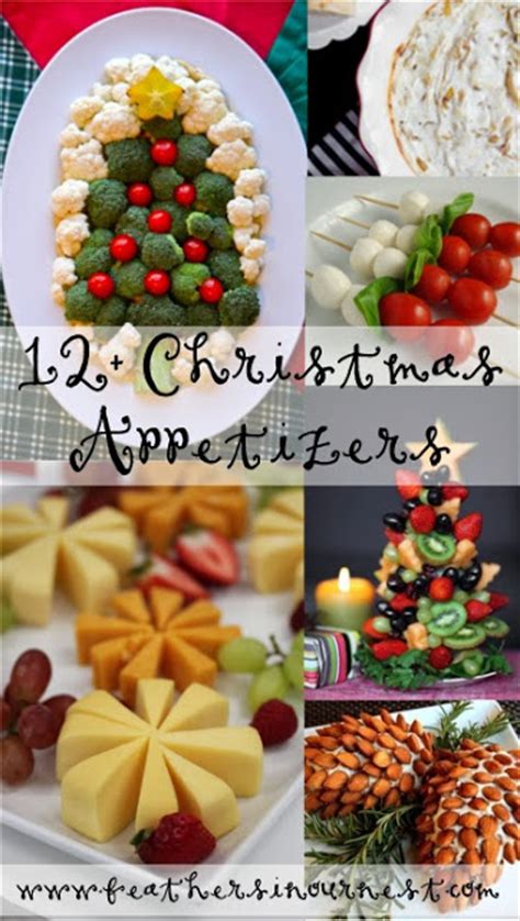 These christmas appetizers are perfect for kicking off christmas dinner or a festive holiday party. 12+ Christmas Party Food Ideas - Feathers in Our Nest