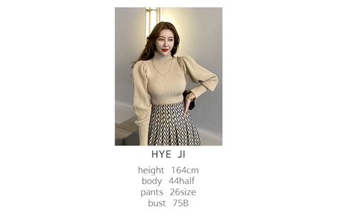 Gigot Sleeve High Neck Knit Top Dabagirl Your Style Maker Korean Fashions Clothes Bags