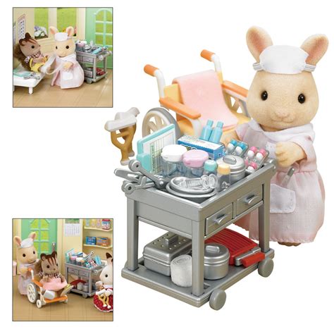 Tomy, flair, epoch, international playthings country : Calico Critters Country Nurse Set : The Breast Cancer Site