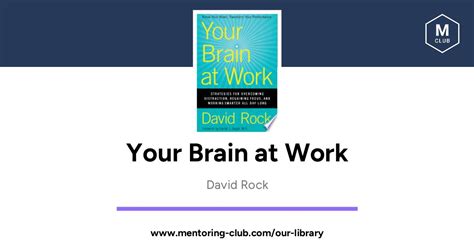 Your Brain At Work Strategies For Overcoming Distraction Regaining