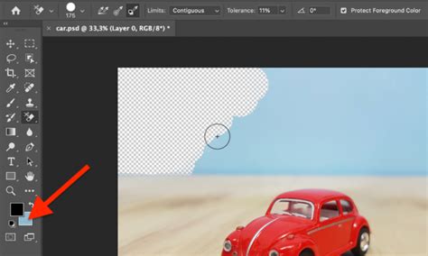 How To Use Background Eraser Tool In Photoshop