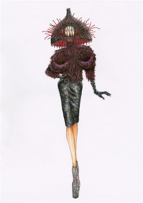 Alexander Mcqueen Sketches Alexander Mcqueen X Noritaka Tatehana