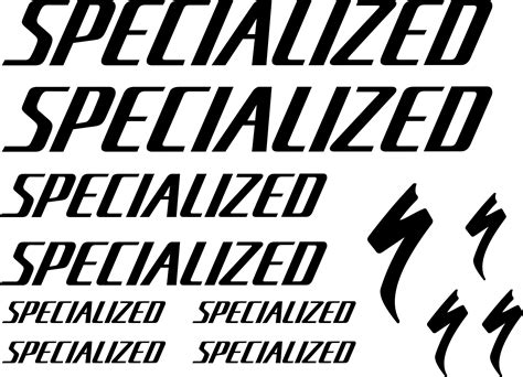 Specialized Stickers Vinyl Decals Graphics Frame Bicycle Set Etsy Uk