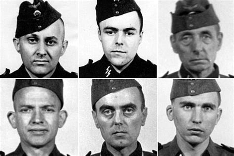 Hitlers Henchmen Names And Faces Of Nazi Ss Guards Released