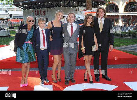 James Hunt's sons Tom Hunt & Freddie Hunt & his ex wife Suzy Miller