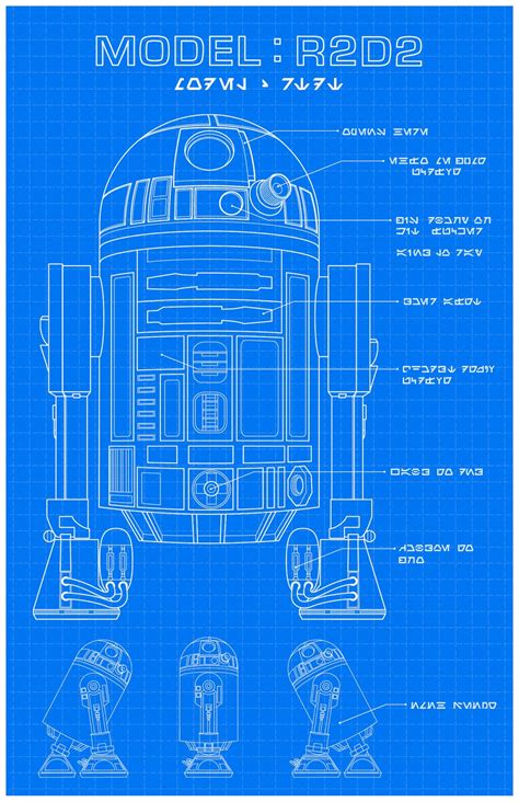 R2 D2 Schematics Etsy
