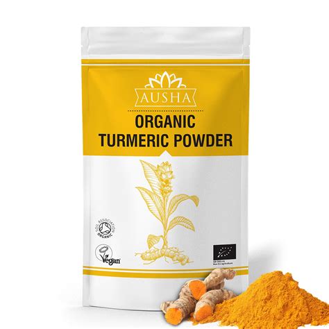 AUSHA Organic Turmeric Powder 500g Premium Quality Certified Organic