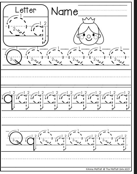 Letter Q Worksheets For Kindergarten Worksheet Today